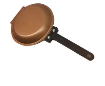 Outdoor Portable Covered Frying Pan Non-Stick Pan