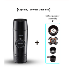 Mini Espresso Coffee Maker Portable Rechargeable  Mech