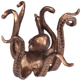 1pc Coffee Table Rack; Tea Cup Holder; Vintage Octopus Resin Holder; Desktop Decor Statue