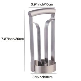 1pc Stainless Steel Pineapple Meat Extractor; Pineapple Knife; Pineapple Core Peeler For Home; Restaurant; Kitchen Utensils; 7.87"âˆšÃ³3.94"âˆšÃ³3.94"