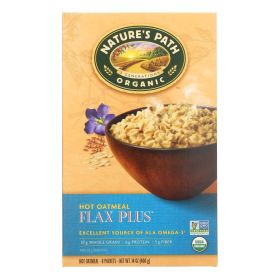 Nature's Path Hot Oatmeal - Flax Plus - Case of 6 - 14 oz.