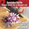 NutriBlade Knife Set Easy Grip Nonstick High-Grade Stainless Blades
