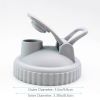 1pc Mason Jar Lids; Flip Cap Mason Jar Lids; 8.6cm/3.38in Inner Diameter Reusable With Pour Spout And Leak Proof Airtight Seal For Regular Mouth Mason