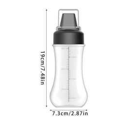 1pc Squeeze Sauce Bottle; Leak Proof Refillable Condiment Container For Salad Ketchup Honey Jam; Squeeze Sauce Bottle Oyster Sauce Squeeze Bottle; Hom (Color: Black 1pc)