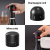 2/3 Pack Vacuum Red Wine Bottle Cap Stopper Silicone Sealed Champagne Leak-proof Retain Freshness Wine Plug Gift for Wine Lovers