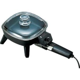 Brentwood Electric Skillet (Color: Black, Material: Glass, Country of Manufacture: China)
